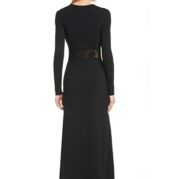 STAUD black yin yang petal dress - Picture 2 of 7